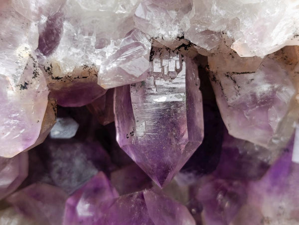 Natural XL Jacaranda Amethyst Quartz Geode x 1 From Mumbwa, Zambia