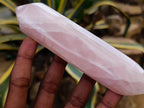 Polished Double Terminated Rose Quartz Crystals x 6 From Madagascar - Toprock Gemstones and Minerals 