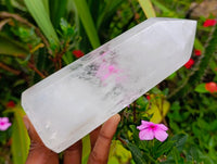Polished Clear Quartz Crystals x 2 From Madagascar