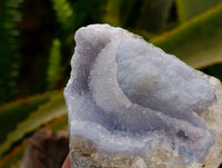 Natural Blue Lace Agate Geode Specimens x 12 From Nsanje, Malawi