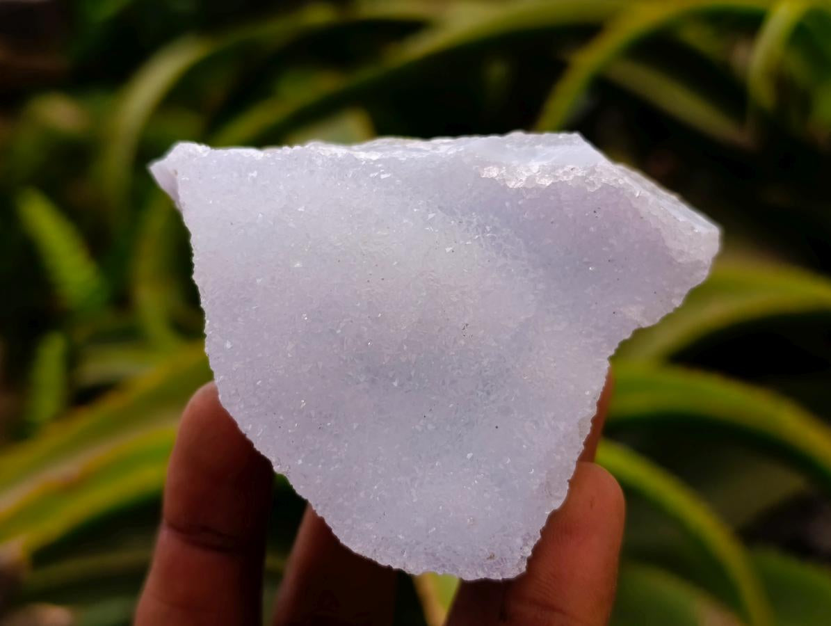 Natural Blue Lace Agate Geode Specimens x 12 From Nsanje, Malawi