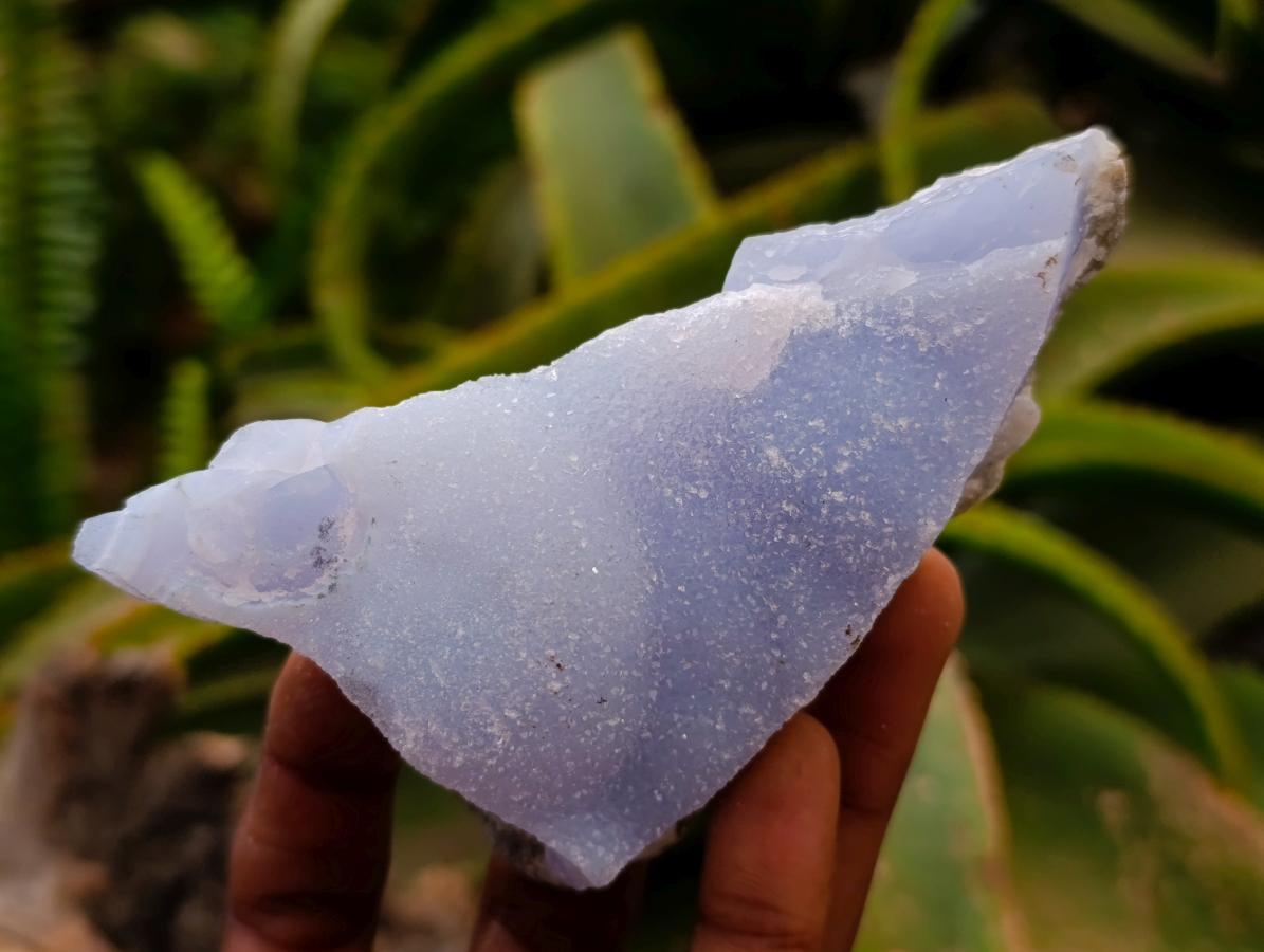 Natural Blue Lace Agate Geode Specimens x 12 From Nsanje, Malawi