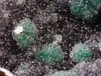Natural Drusy Quartz Coated Ball Malachite On Dolomite Specimens x 2 From Mindingi Mine, Kambove, Congo