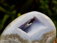 Polished Blue Lace Agate Standing Free Forms x 6 From Nsanje, Malawi