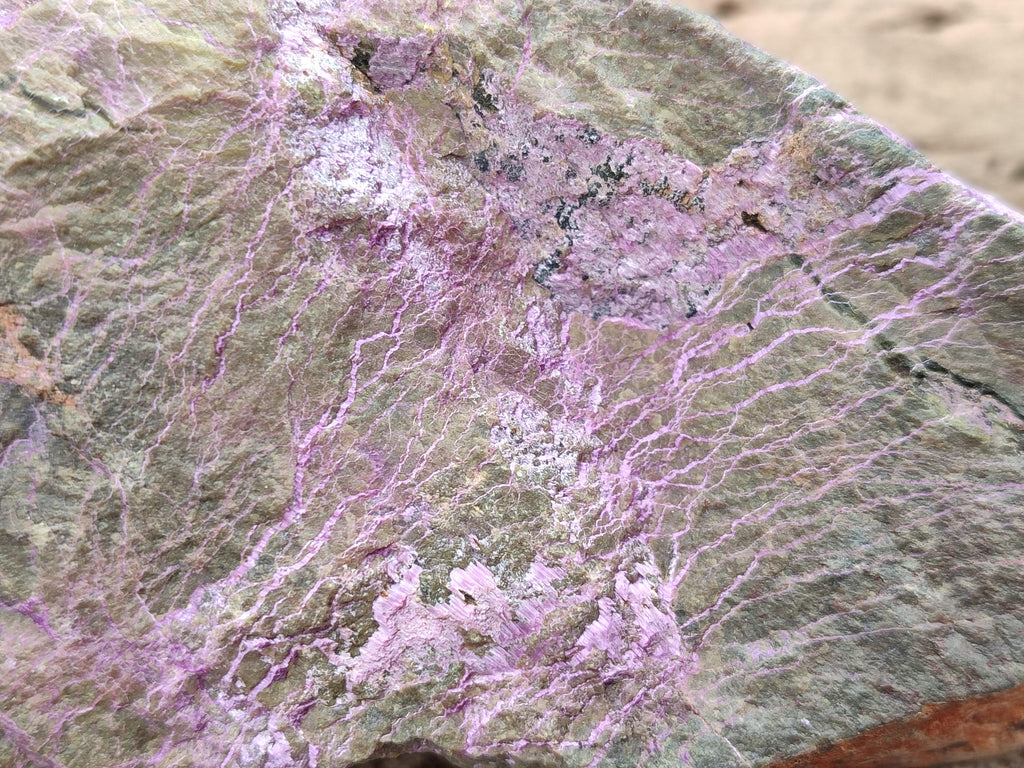 Natural Stichtite Cobbed Specimens x 4 From Barberton, South Africa