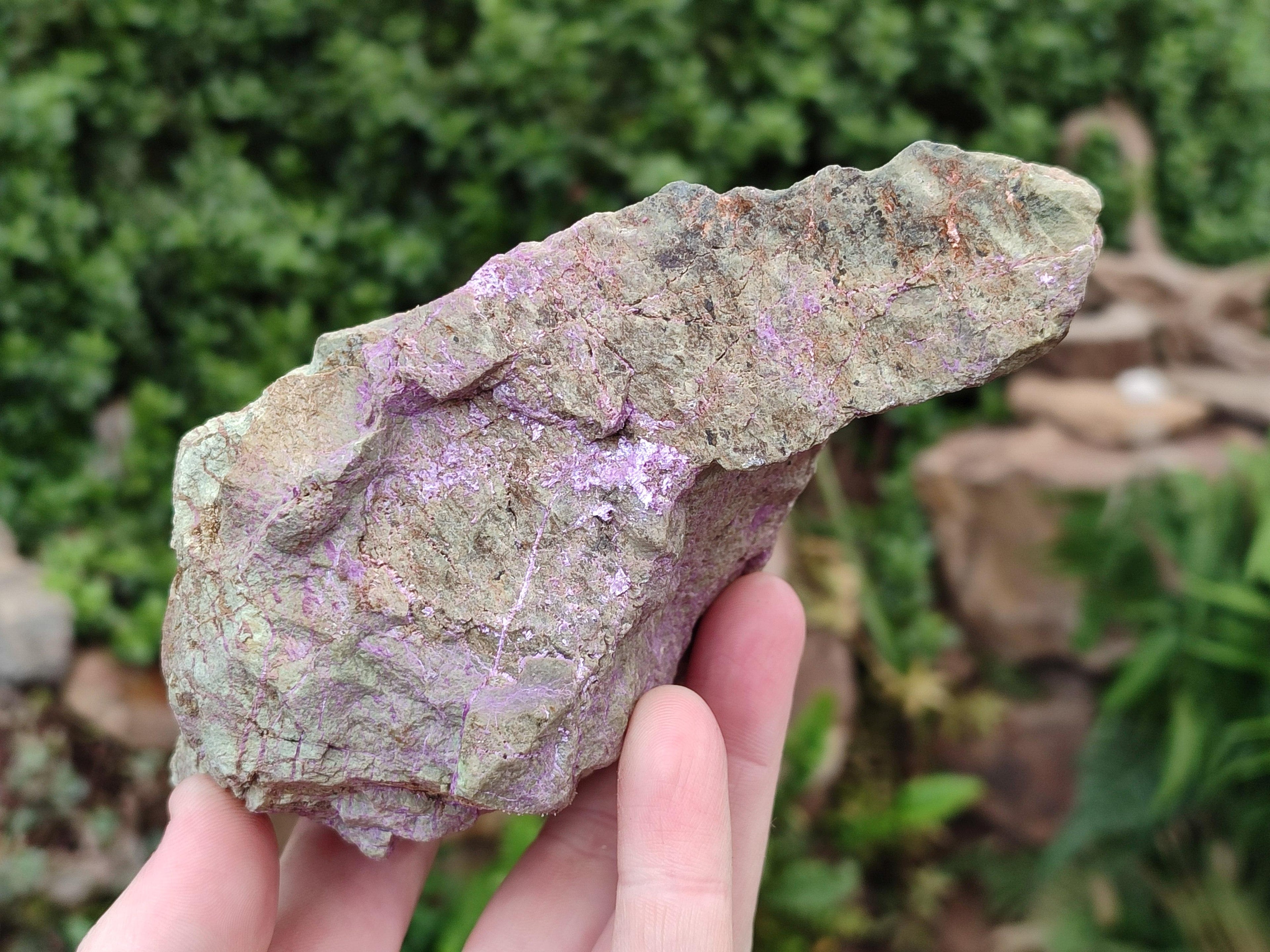 Natural Stichtite Cobbed Specimens x 4 From Barberton, South Africa