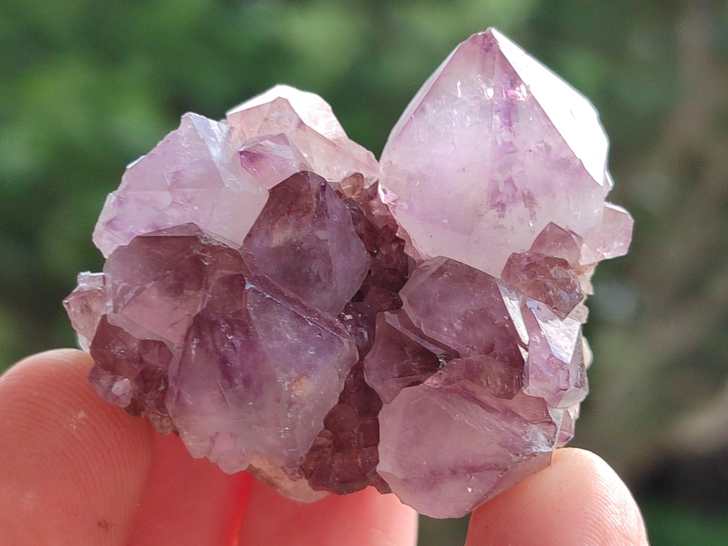 Natural Sunburst Amethyst Spirit Clusters x 20 From Boekenhouthoek, South Africa