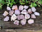 Natural Sunburst Amethyst Spirit Clusters x 20 From Boekenhouthoek, South Africa