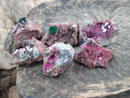 Natural Salrose Cobaltion Dolomite With Malachite Specimens x 12 From Kakanda, Congo - Toprock Gemstones and Minerals 