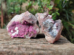 Natural Salrose Cobaltion Dolomite With Malachite Specimens x 12 From Kakanda, Congo - Toprock Gemstones and Minerals 