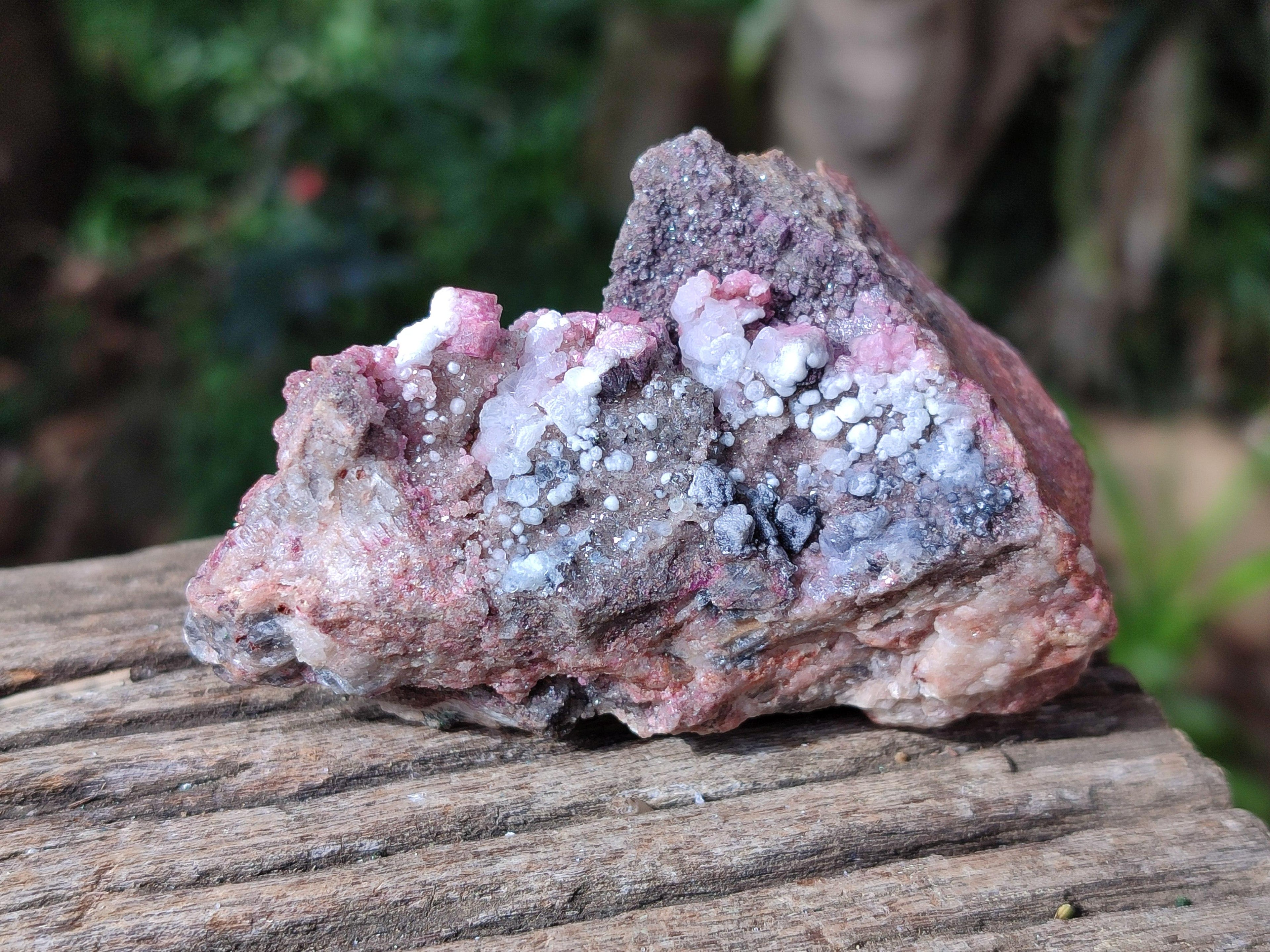 Natural Salrose Cobaltion Dolomite With Malachite Specimens x 12 From Kakanda, Congo - Toprock Gemstones and Minerals 