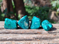 Polished Dioptase Free Forms x 20 From Likasi, Congo
