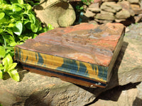 Natural XL Golden Blue Tiger's Eye Slab x 1 From Prieska, South Africa