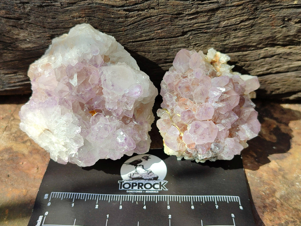 Natural Mixed Amethyst Spirit Clusters x 12 From Boekenhouthoek, South Africa
