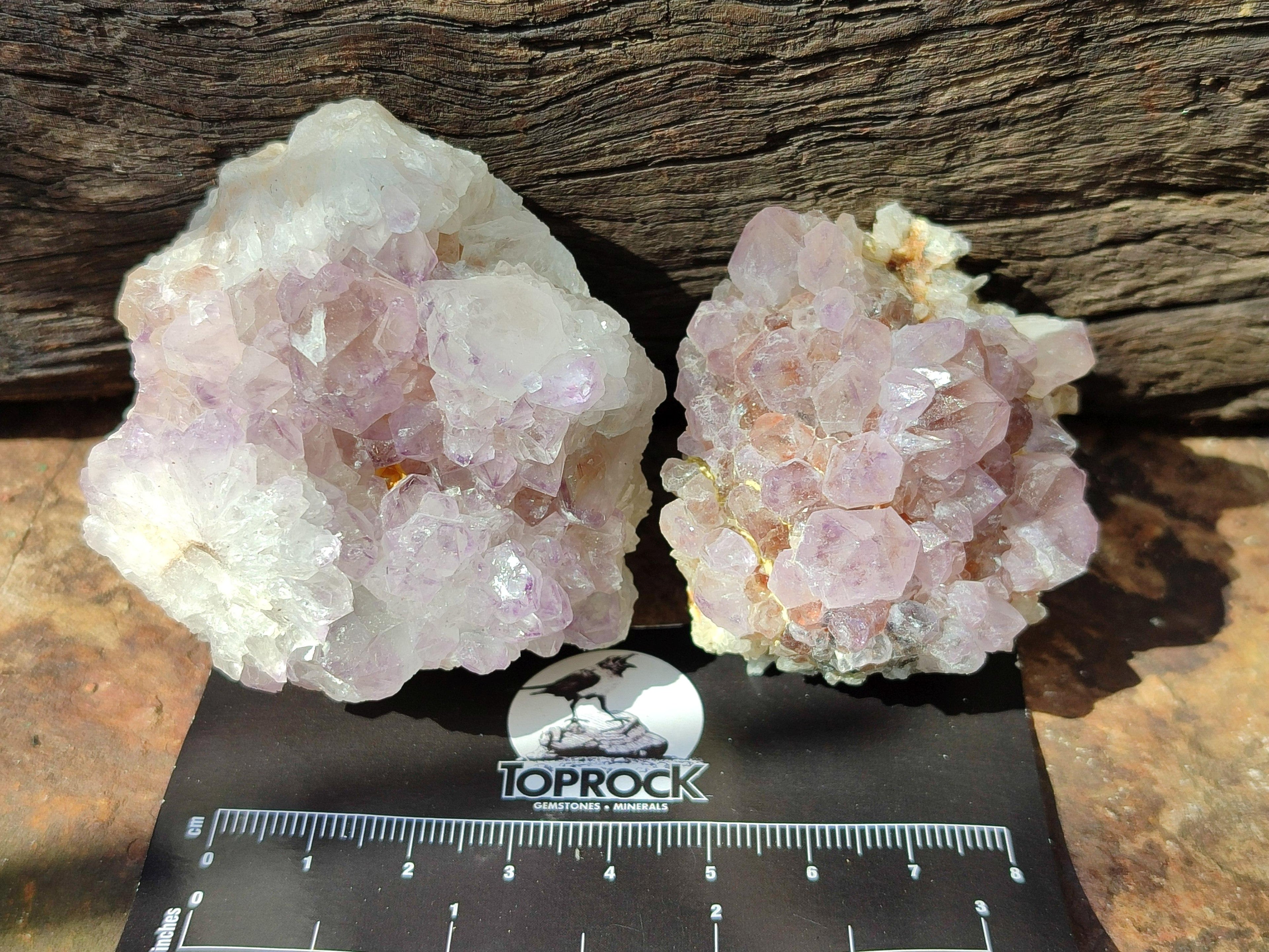 Natural Mixed Amethyst Spirit Clusters x 12 From Boekenhouthoek, South Africa
