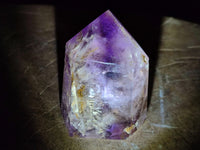 Polished Window Amethyst Crystals x 4 From Akansobe, Madagascar