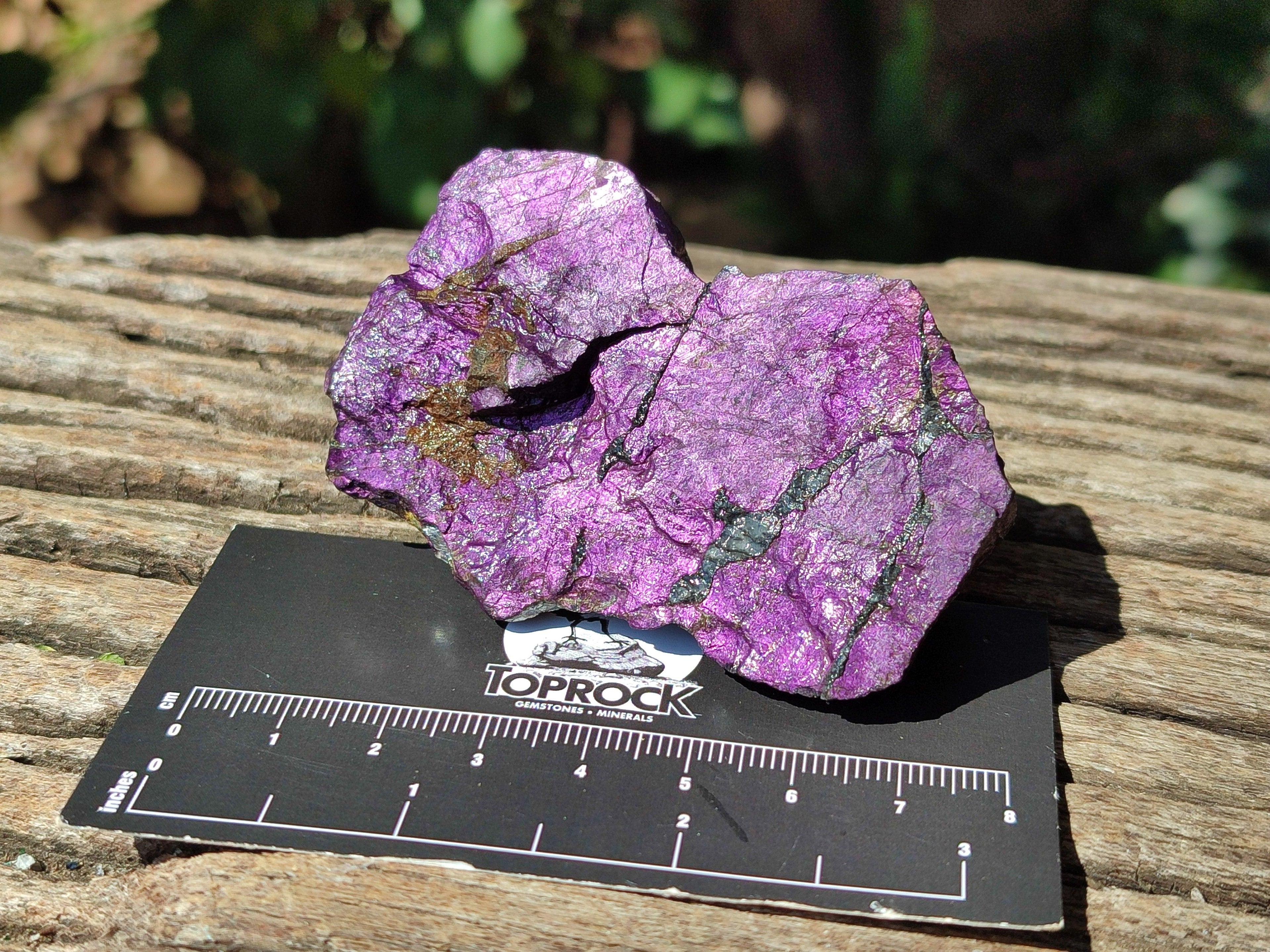 Natural Metallic Purpurite Specimens x 12 From Erongo, Namibia