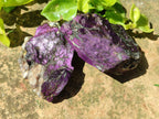 Natural Metallic Purpurite Specimens x 12 From Erongo, Namibia