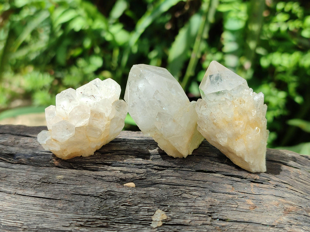 Natural Cascading White Candle Quartz Crystals x 70 From Antsirabe, Madagascar