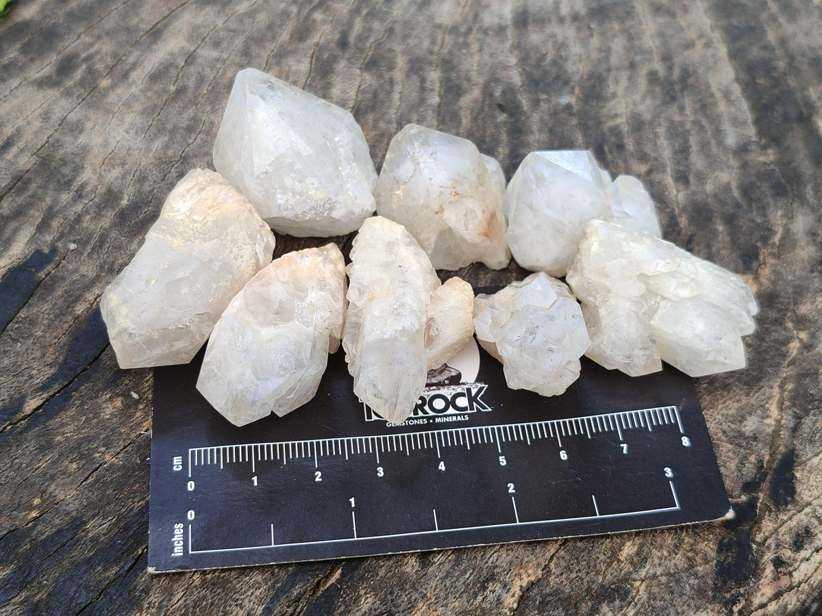 Natural Cascading White Candle Quartz Crystals x 70 From Antsirabe, Madagascar