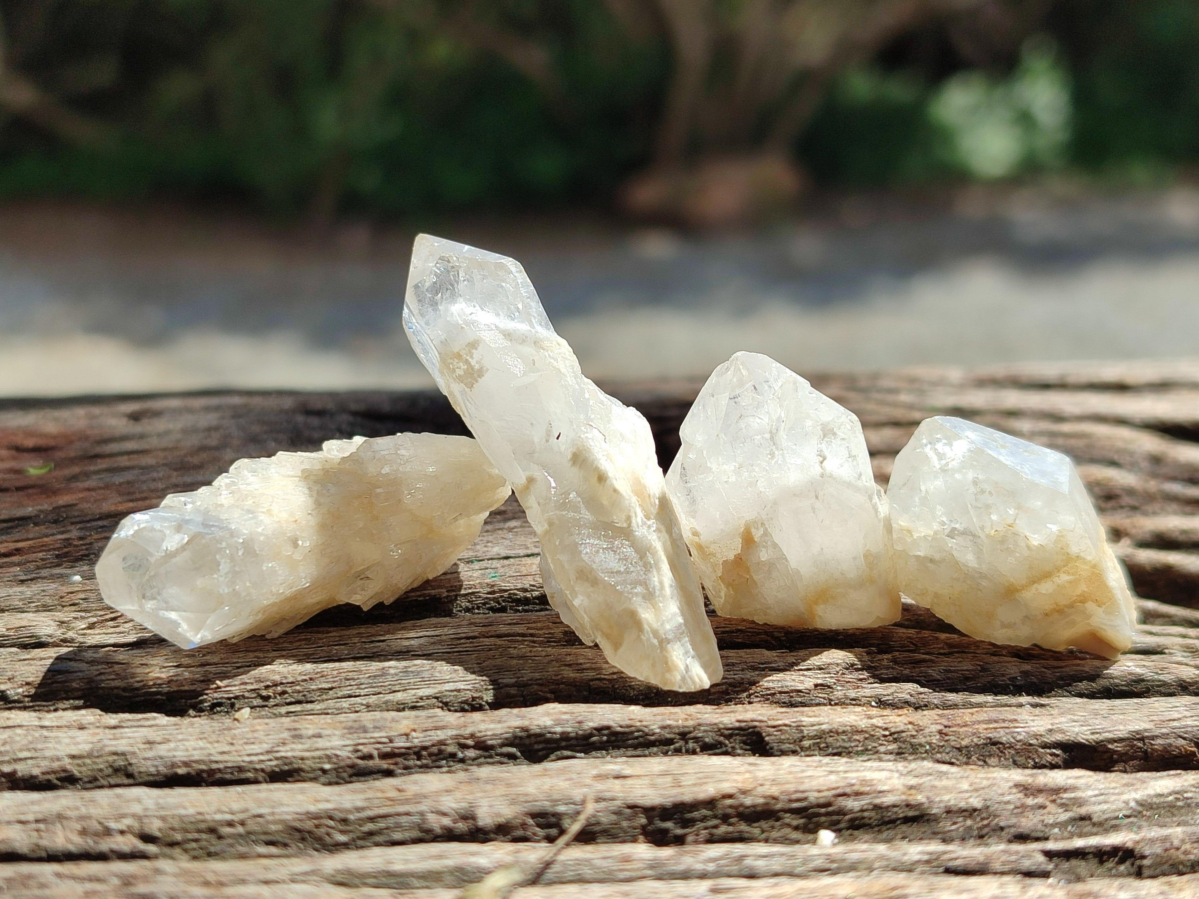 Natural Cascading White Candle Quartz Crystals x 70 From Antsirabe, Madagascar