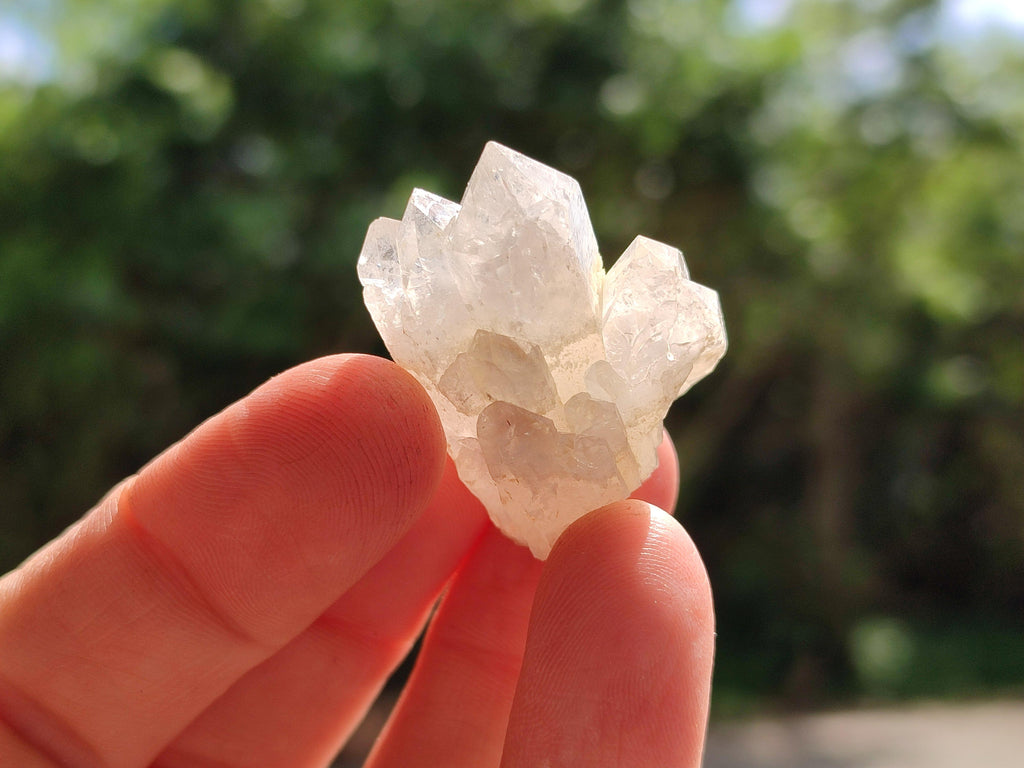 Natural Cascading White Candle Quartz Crystals x 70 From Antsirabe, Madagascar