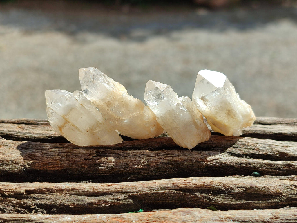 Natural Cascading White Candle Quartz Crystals x 70 From Antsirabe, Madagascar