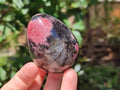 Polished Rhodonite Eggs x 6 From Ambindavato, Madagascar
