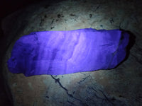 Polished On One Side Watermelon Fluorite Slices x 3 From Uis, Namibia