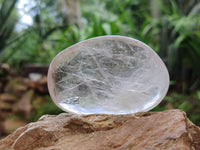 Polished Clear Quartz Galets x 6 From Madagascar