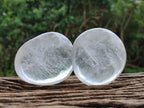 Polished Clear Quartz Galets x 6 From Madagascar