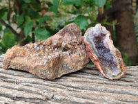 Natural Amethyst Agate Geodes x 12 From Zululand, South Africa