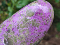 Polished Stichtite Standing Free Forms x 3 From Barberton, South Africa