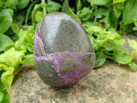Polished Stichtite Standing Free Forms x 3 From Barberton, South Africa