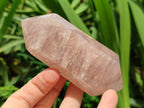 Polished Double Terminated Rose Quartz Crystals x 6 From Madagascar - Toprock Gemstones and Minerals 