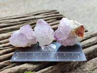 Natural Sunburst Amethyst Spirit Clusters x 20 From Boekenhouthoek, South Africa