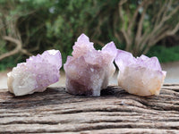 Natural Sunburst Amethyst Spirit Clusters x 20 From Boekenhouthoek, South Africa