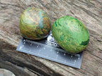 Polished Verdite Palm Stones x 12 From Zimbabwe