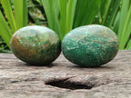 Polished Verdite Palm Stones x 12 From Zimbabwe