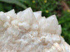 Natural White Phantom Cascading Candle Quartz Clusters x 3 From Antsirabe, Madagascar