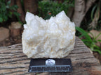 Natural White Phantom Cascading Candle Quartz Clusters x 3 From Antsirabe, Madagascar