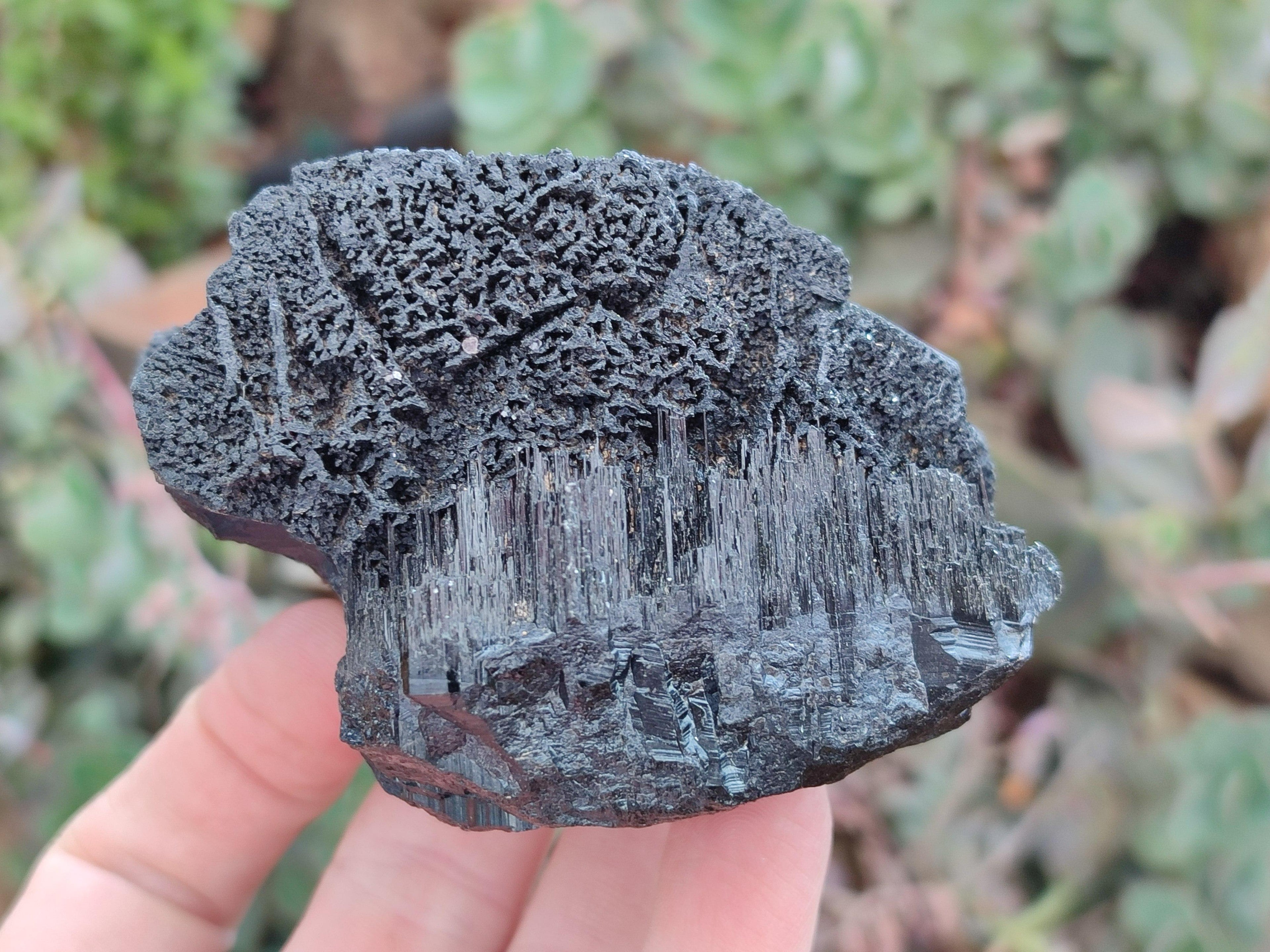 Natural Schorl Black Tourmaline Specimens x 3 From Erongo, Namibia