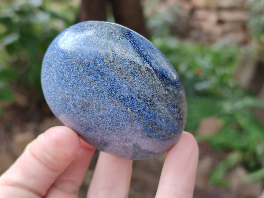 Polished Lazulite Galets x 12 From Madagascar