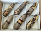 Polished Septerye Massage Wands x 6 From Mahajanga, Madagascar