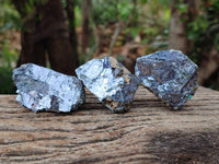 Natural Bright Silver Lead Galena Cobbed Specimens x 12 From Kaokoveld, Namibia