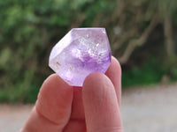 Polished Window Amethyst Crystals x 35 From Akansobe, Madagascar