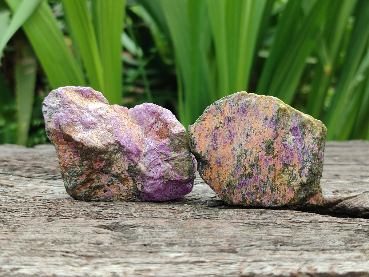 Natural Stichtite Cobbed Specimens x 35 From Barberton, South Africa