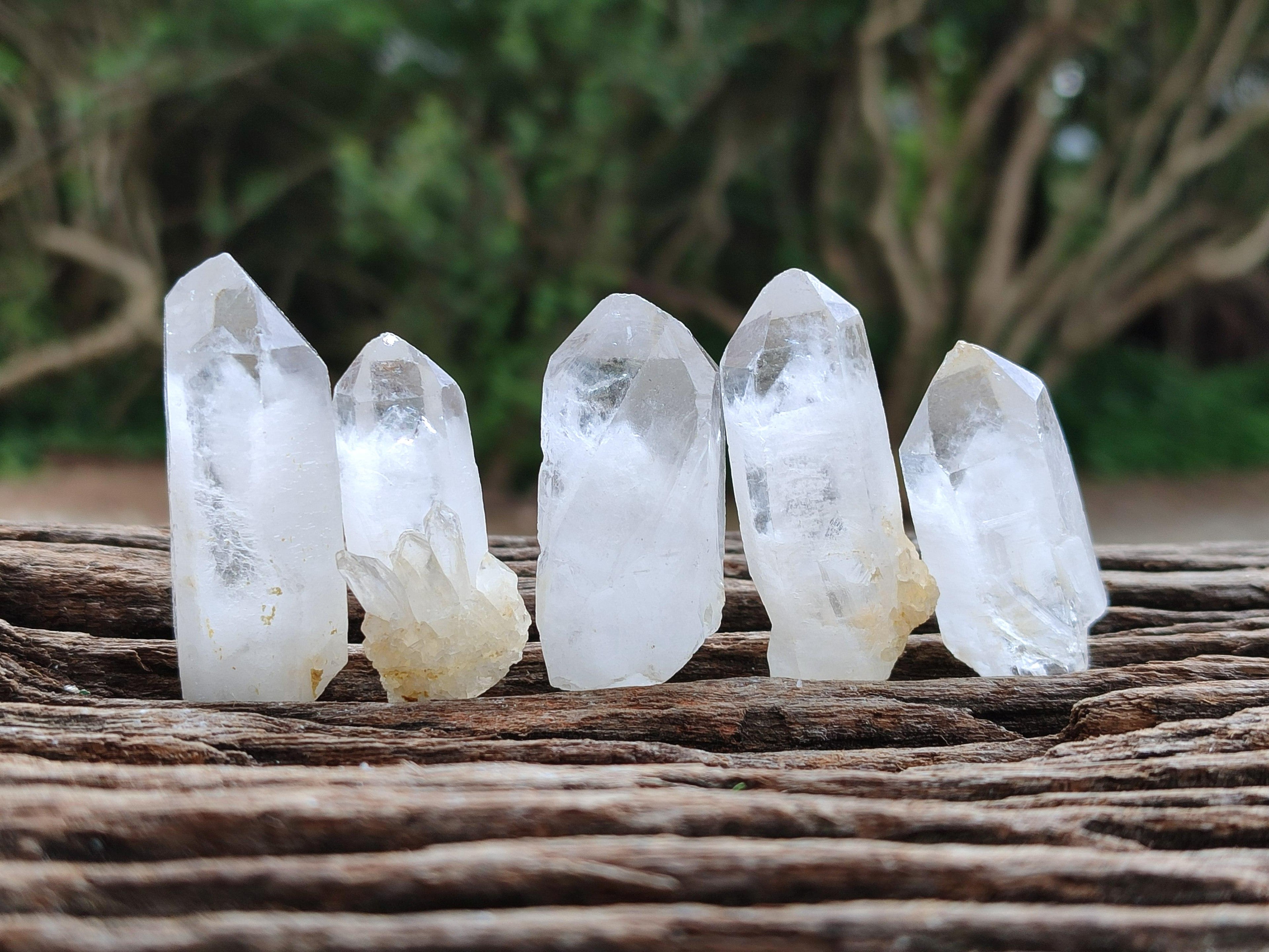 Natural Small Clear Quartz Crystals x 70 From Madagascar
