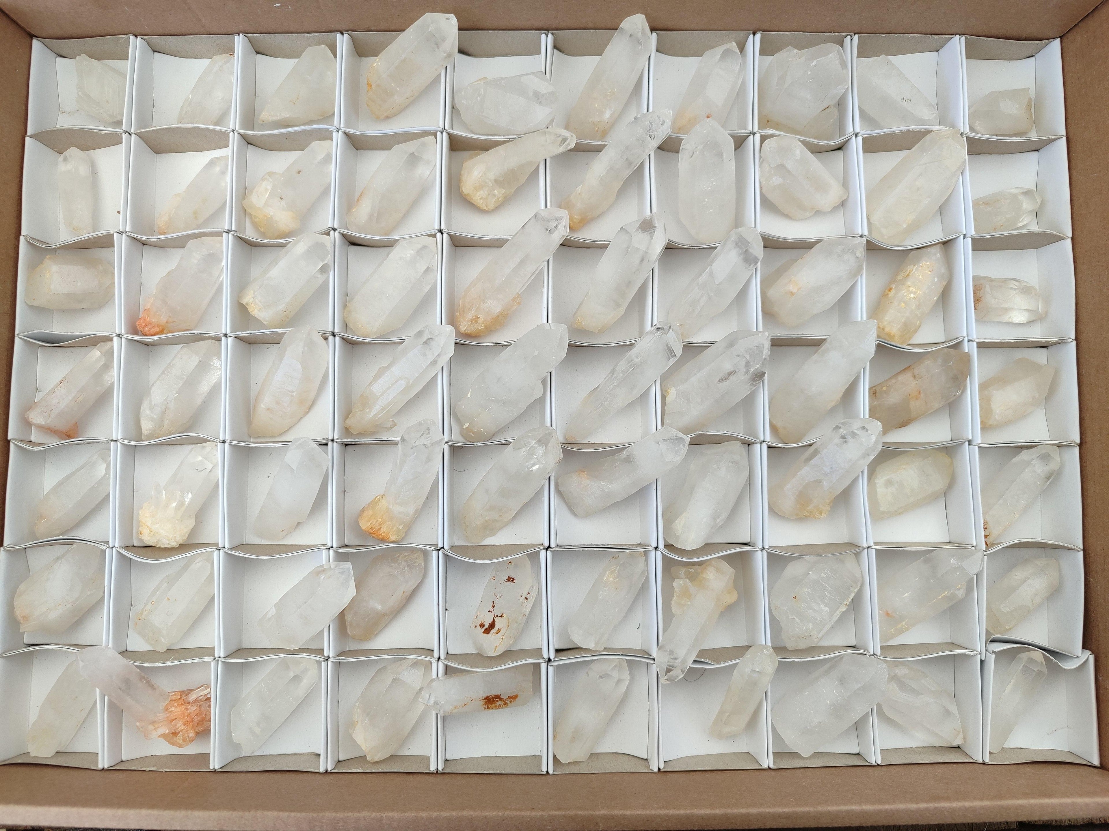 Natural Small Clear Quartz Crystals x 70 From Madagascar