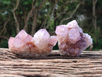 Natural Sunburst Amethyst Spirit Clusters x 6 From Boekenhouthoek, South Africa